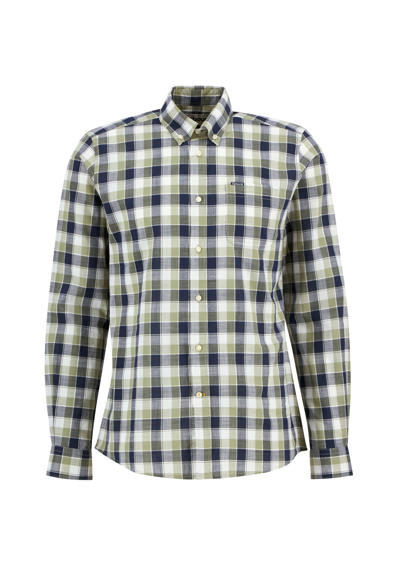 Camicia a quadretti verde oliva Harwood Barbour P26 MSH5717 OL51OL51 BARBOUR 