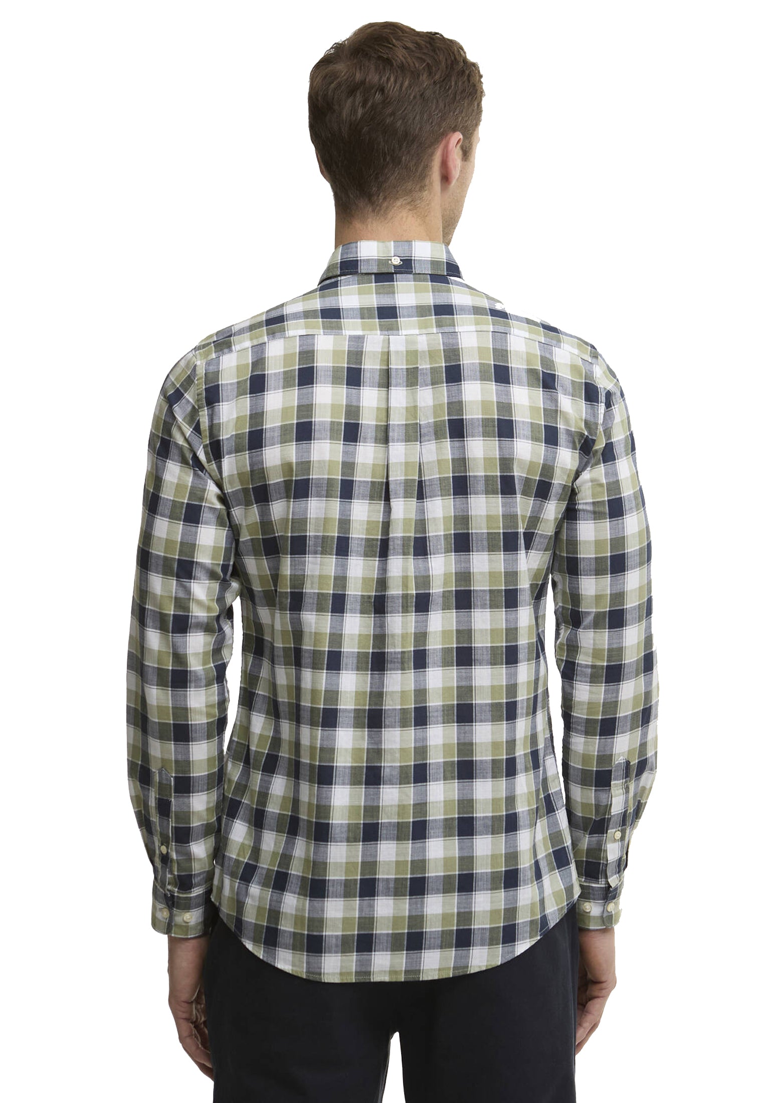 Camicia a quadretti verde oliva Harwood Barbour P26 MSH5717 OL51OL51 BARBOUR 