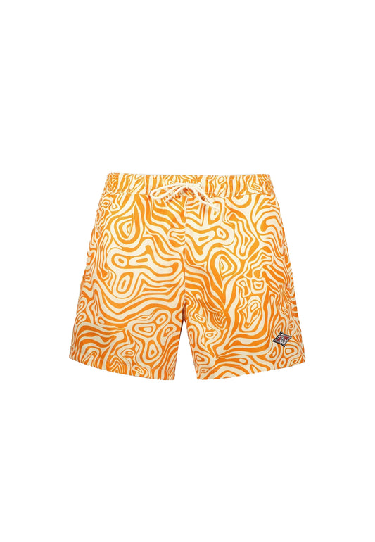 Costume da bagno pantaloncino mare Volley Marble arancione Bear P26 BM641S26 VA1VA1 BEAR 