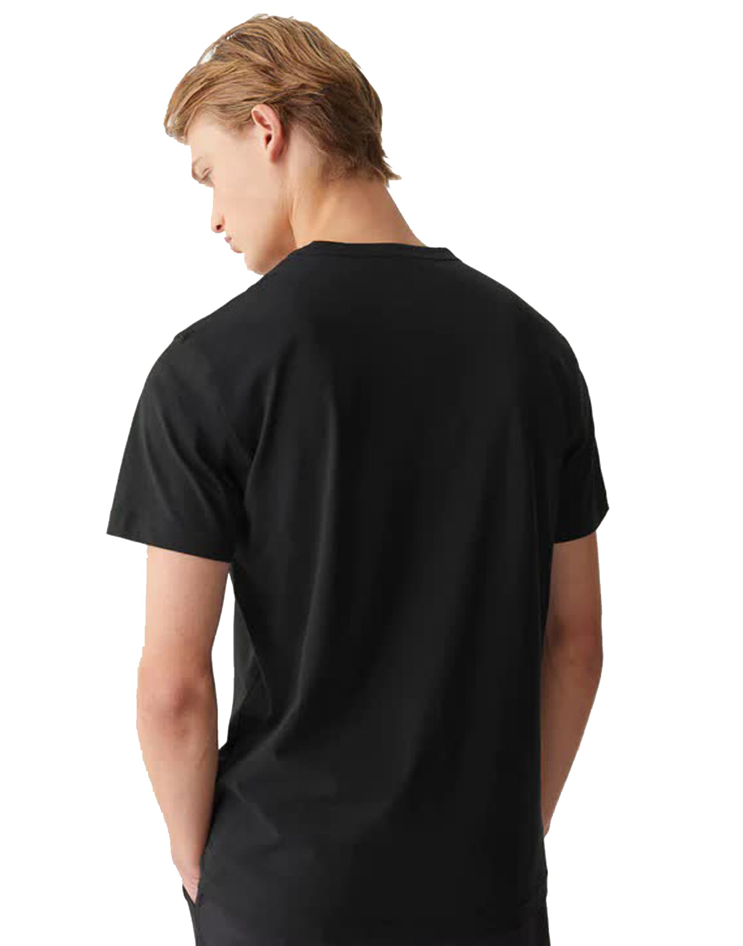 T-shirt girocollo nera cotone Belstaff P26 100055 BlackBlack BELSTAFF 