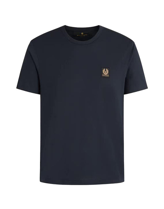 T-shirt girocollo blu cotone Belstaff P26 100055 Dark InkDark Ink BELSTAFF 