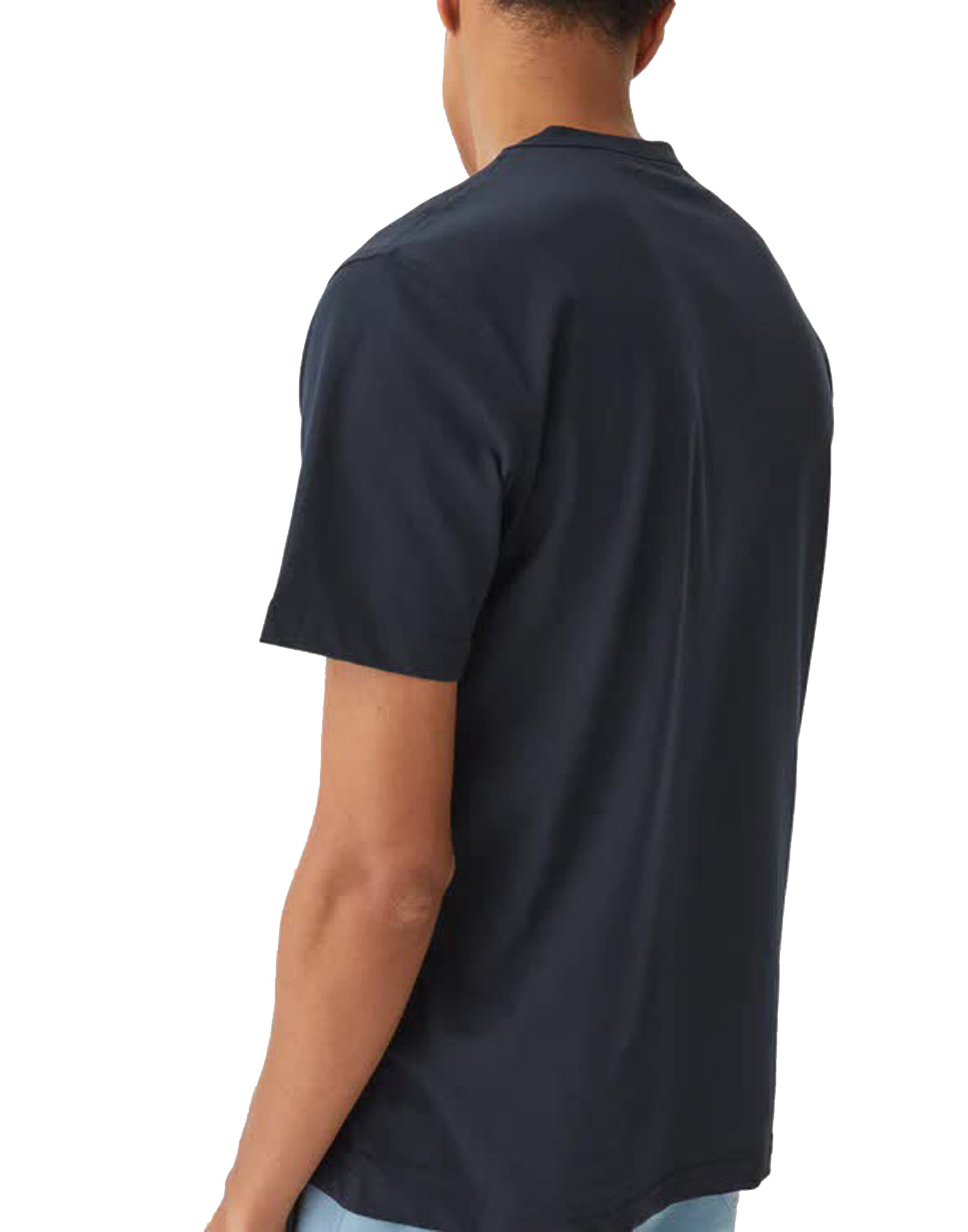 T-shirt girocollo blu cotone Belstaff P26 100055 Dark InkDark Ink BELSTAFF 