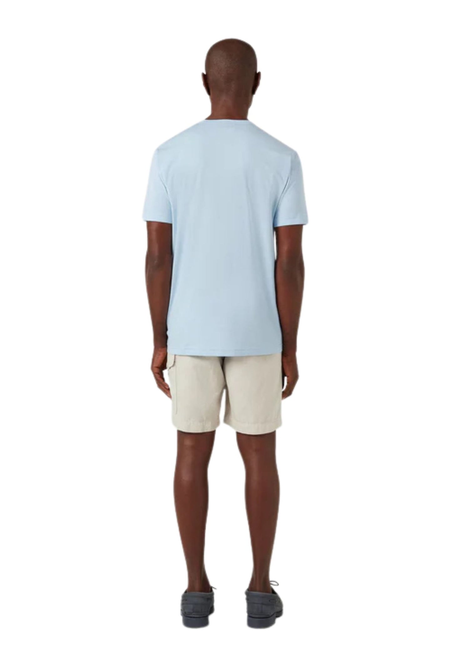 T-shirt girocollo azzurra cotone Belstaff P26 100055 Sky BlueSky Blue BELSTAFF 
