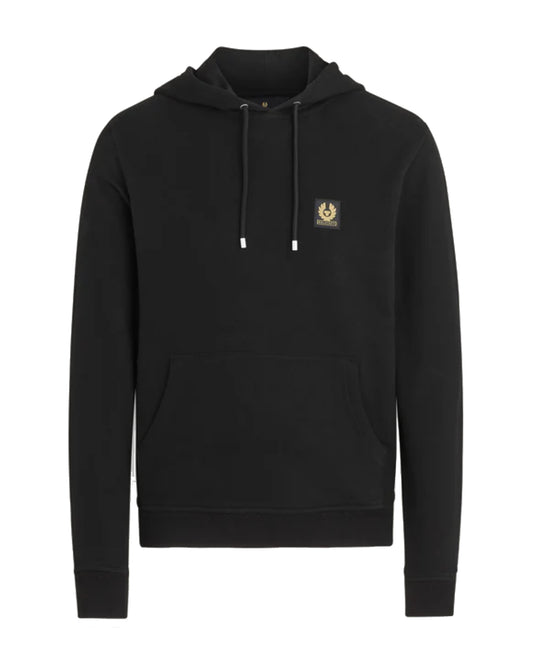 Felpa con cappuccio nera cotone Belstaff P26 103000 BlackBlack BELSTAFF 