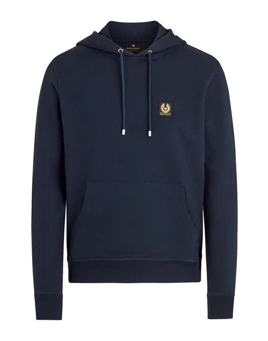 Felpa con cappuccio blu cotone Belstaff P26 103000 Dark InkDark Ink BELSTAFF 