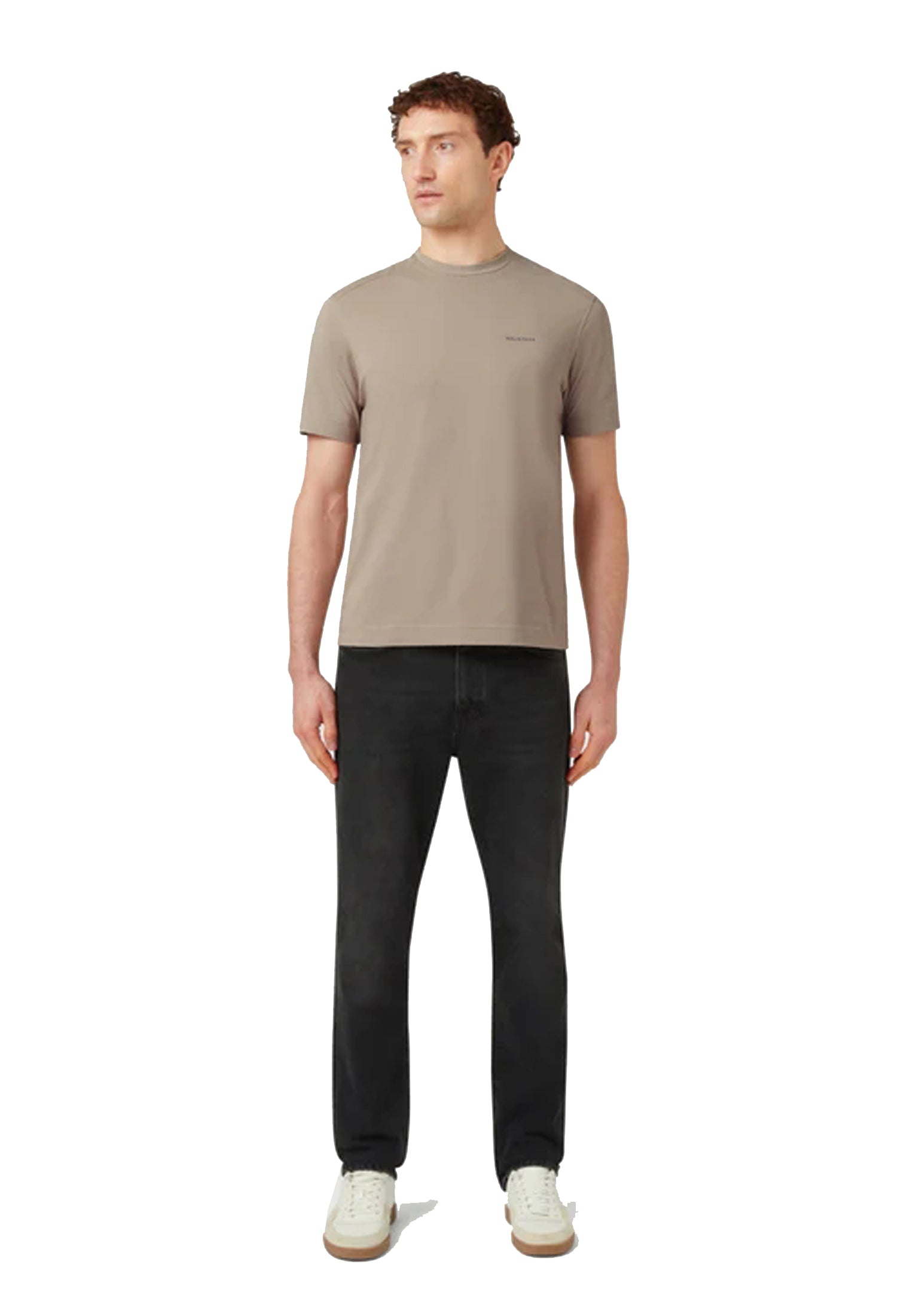 T-shirt girocollo cotone beige Alloy Belstaff P26 105237 Dark SandDark Sand BELSTAFF 