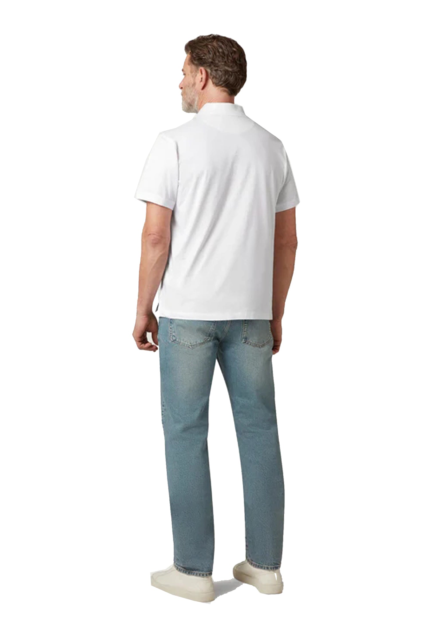 Polo cotone bianca Steel Belstaff P26 106040 WhiteWhite BELSTAFF 