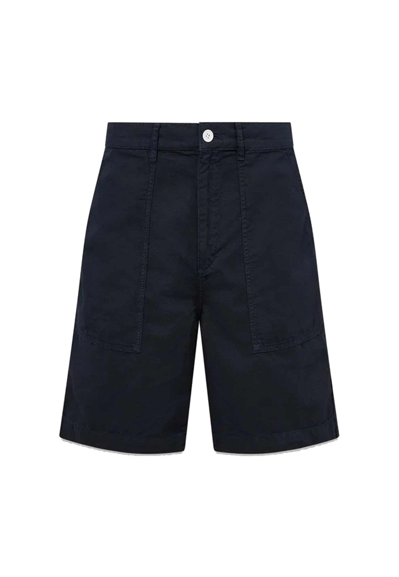 Pantaloni corti bermuda cotone e lino blu Belstaff P26 106385 Dark InkDark Ink BELSTAFF 