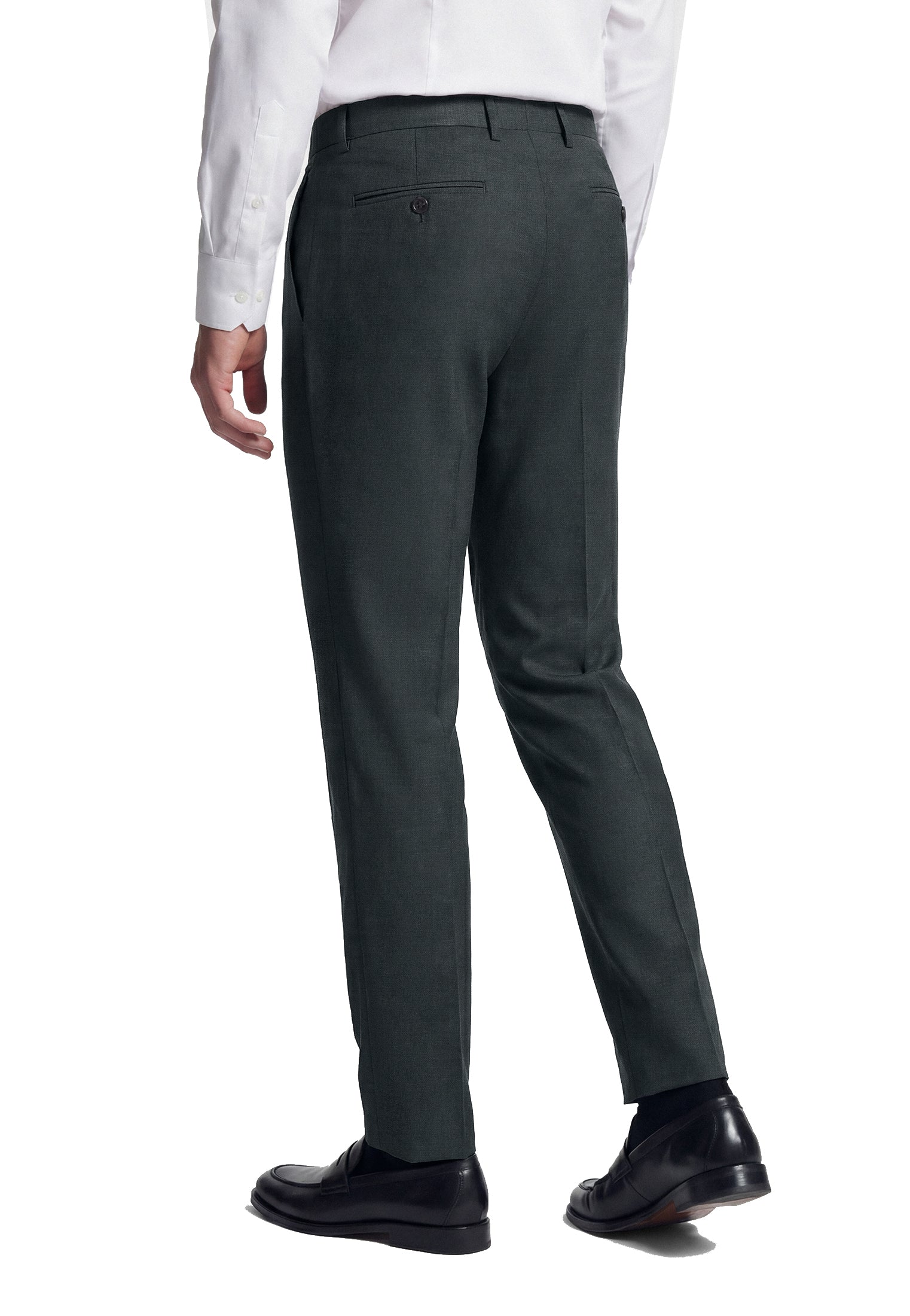 Pantaloni classici verde scuro chino Messina Benvenuto P26 3938 5675 //590 BENVENUTO. 