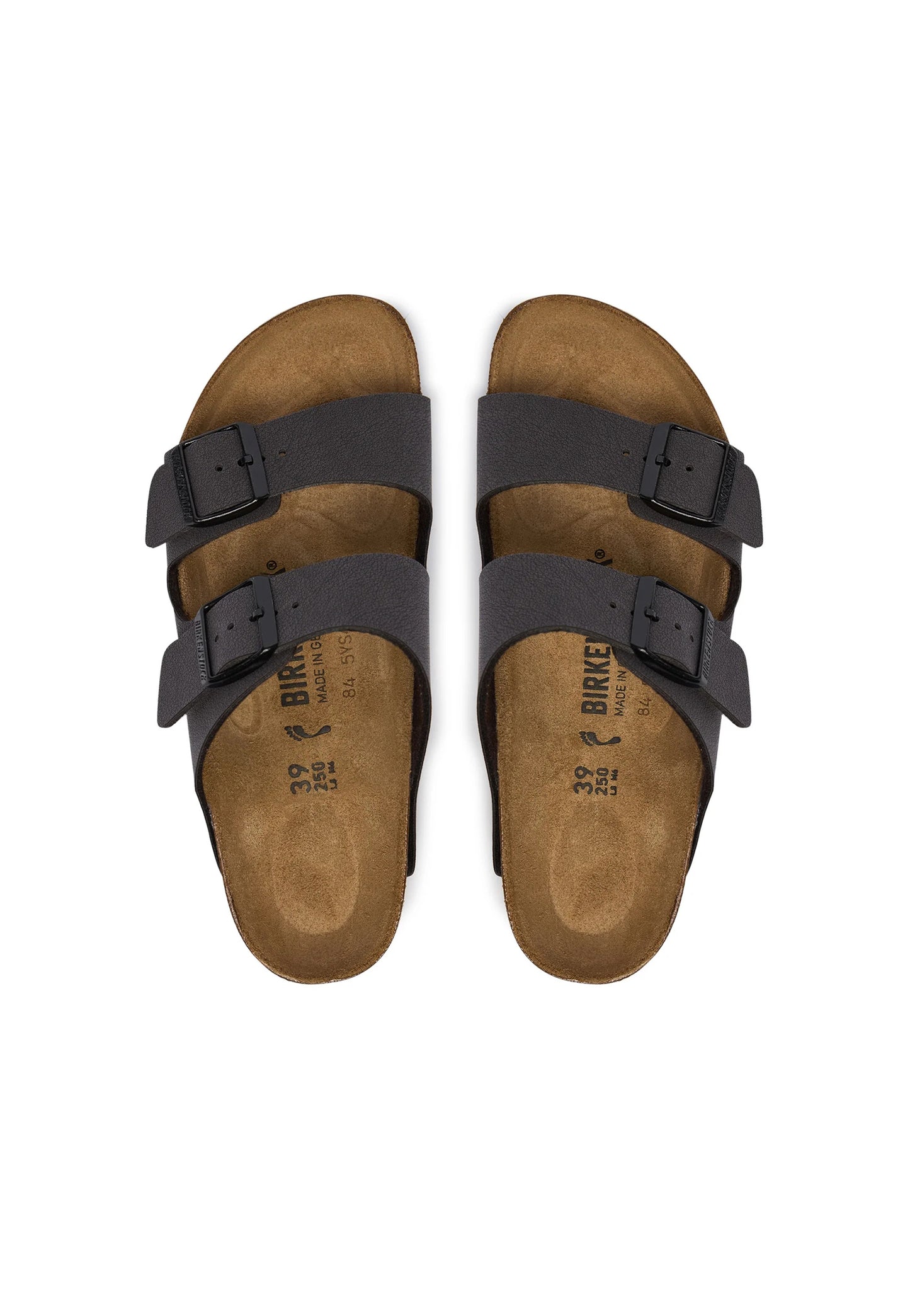 Ciabatte sandali grigie Arizona Birkenstock P26 1032023 BI-C4 BIRKENSTOCK 