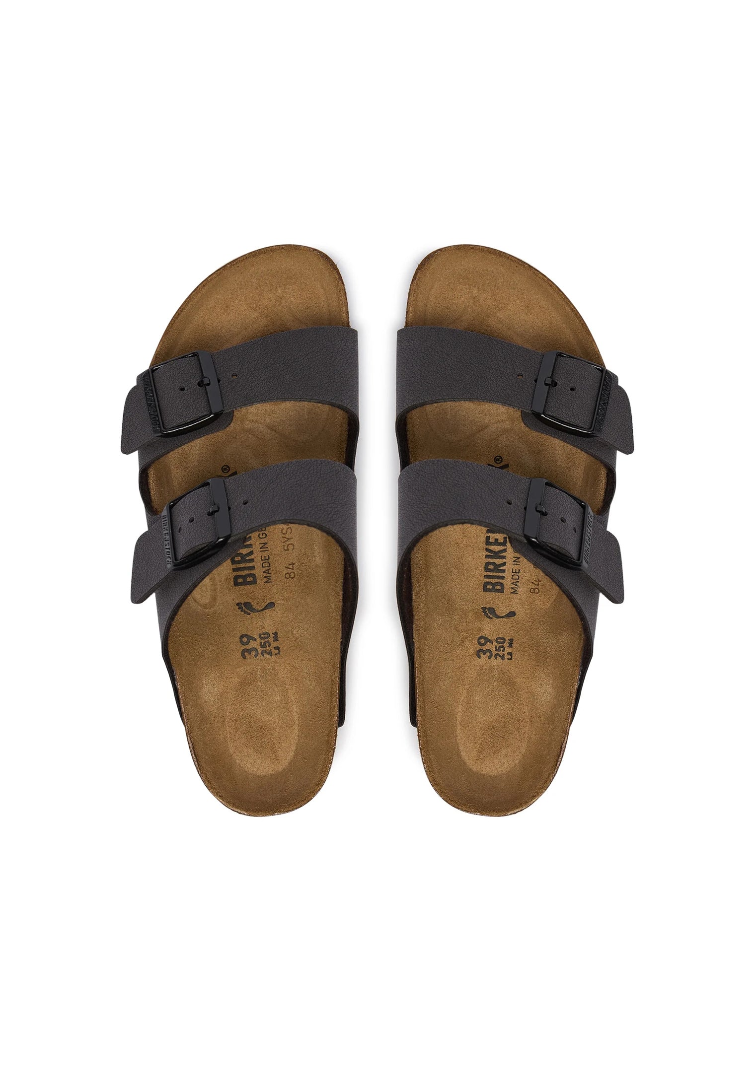 Ciabatte sandali grigie Arizona Birkenstock P26 1032023 BI-C4 BIRKENSTOCK 