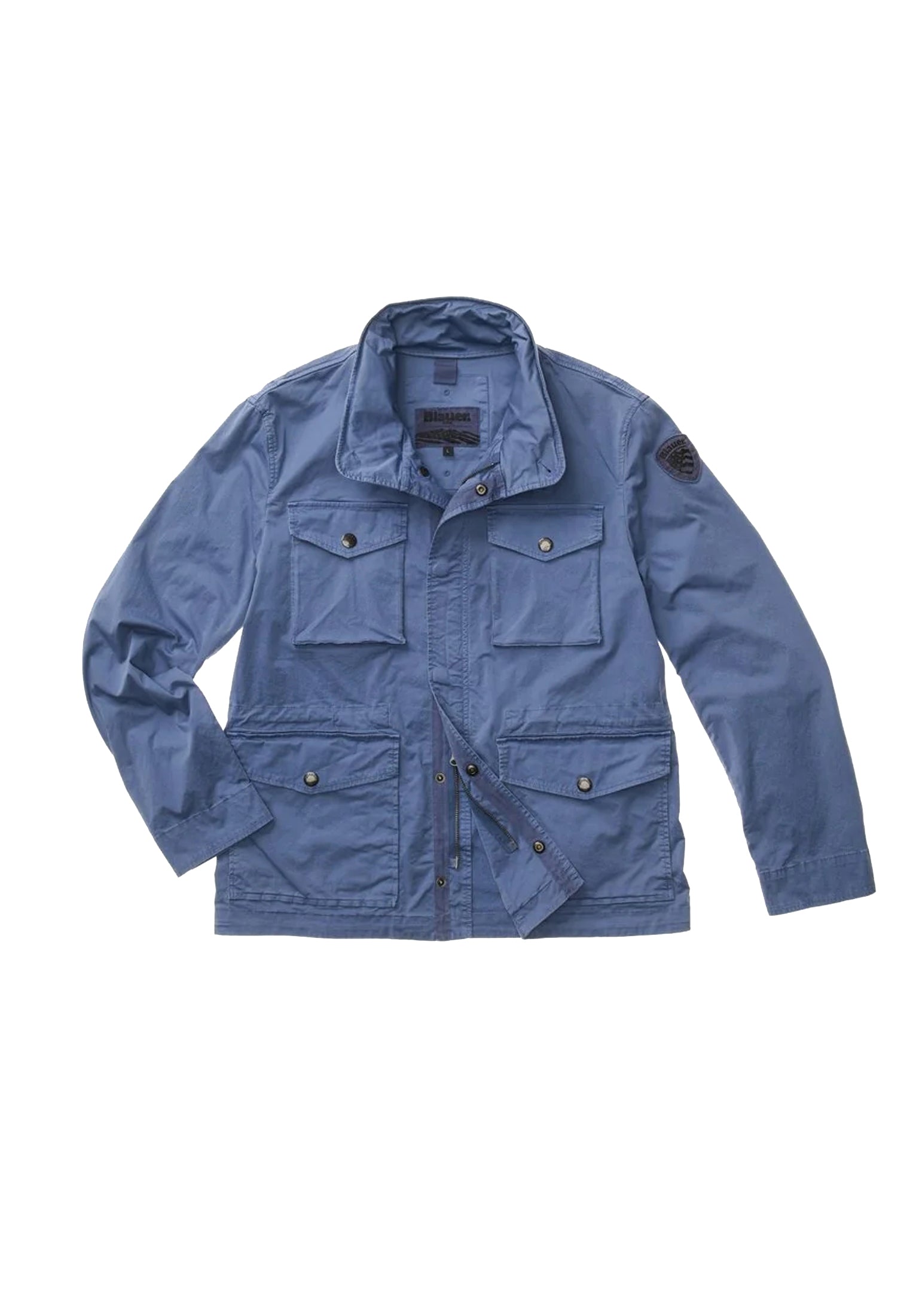 Giacca leggera cotone blu indico Ashmont Dyed Blauer P26 26SBLUB04119 007449890 BLAUER 