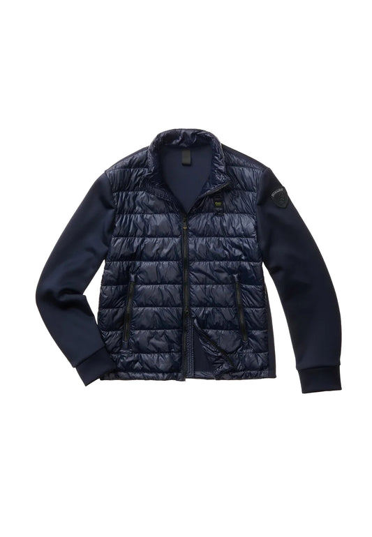 Giubbotto blu imbottito leggero Scuba Hebron Blauer P26 26SBLUC02207 007459888 BLAUER 