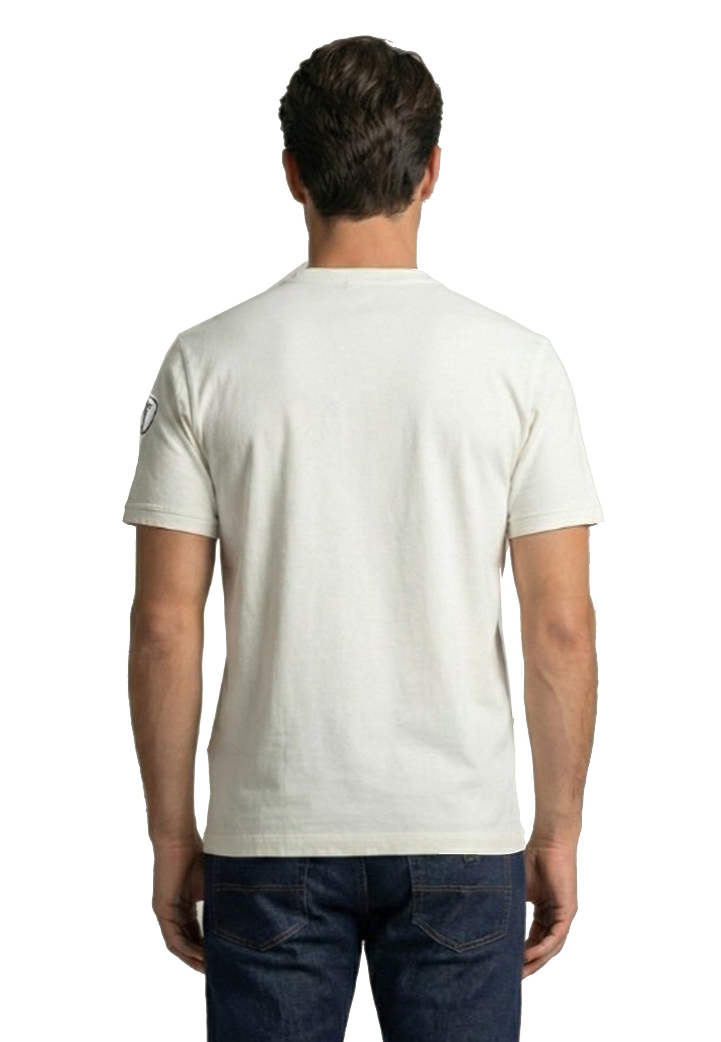 T-shirt girocollo cotone bianca Hanson Blauer P26 26SBLUH02068 007439102 BLAUER 