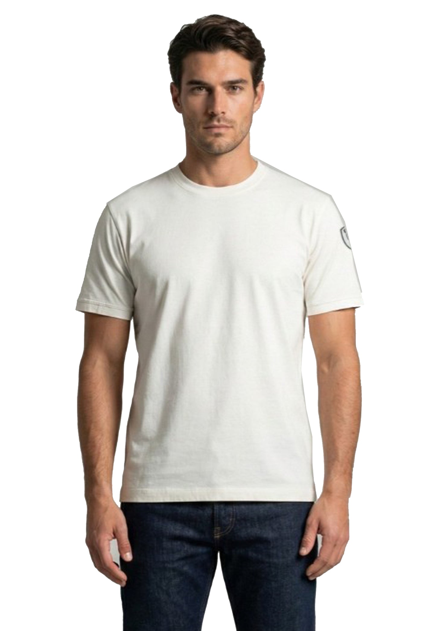 T-shirt girocollo cotone bianca Hanson Blauer P26 26SBLUH02068 007439102 BLAUER 