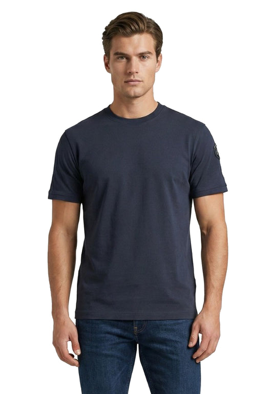 T-shirt girocollo cotone blu Blauer P26 26SBLUH02068 007439888 BLAUER 
