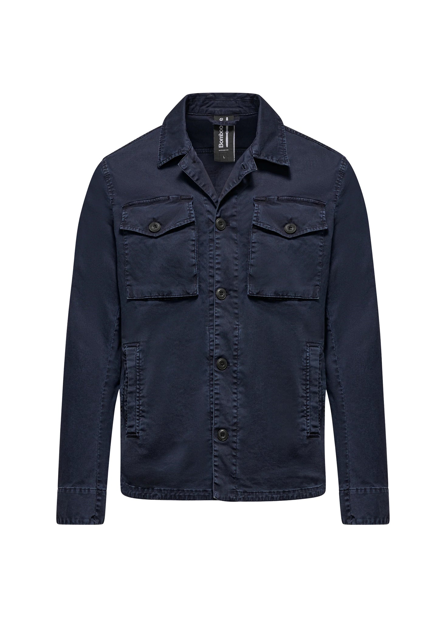 Giubbotto blu gabardina cotone leggero Bomboogie P26 JM8017GBT6 297297 BOMBOOGIE 