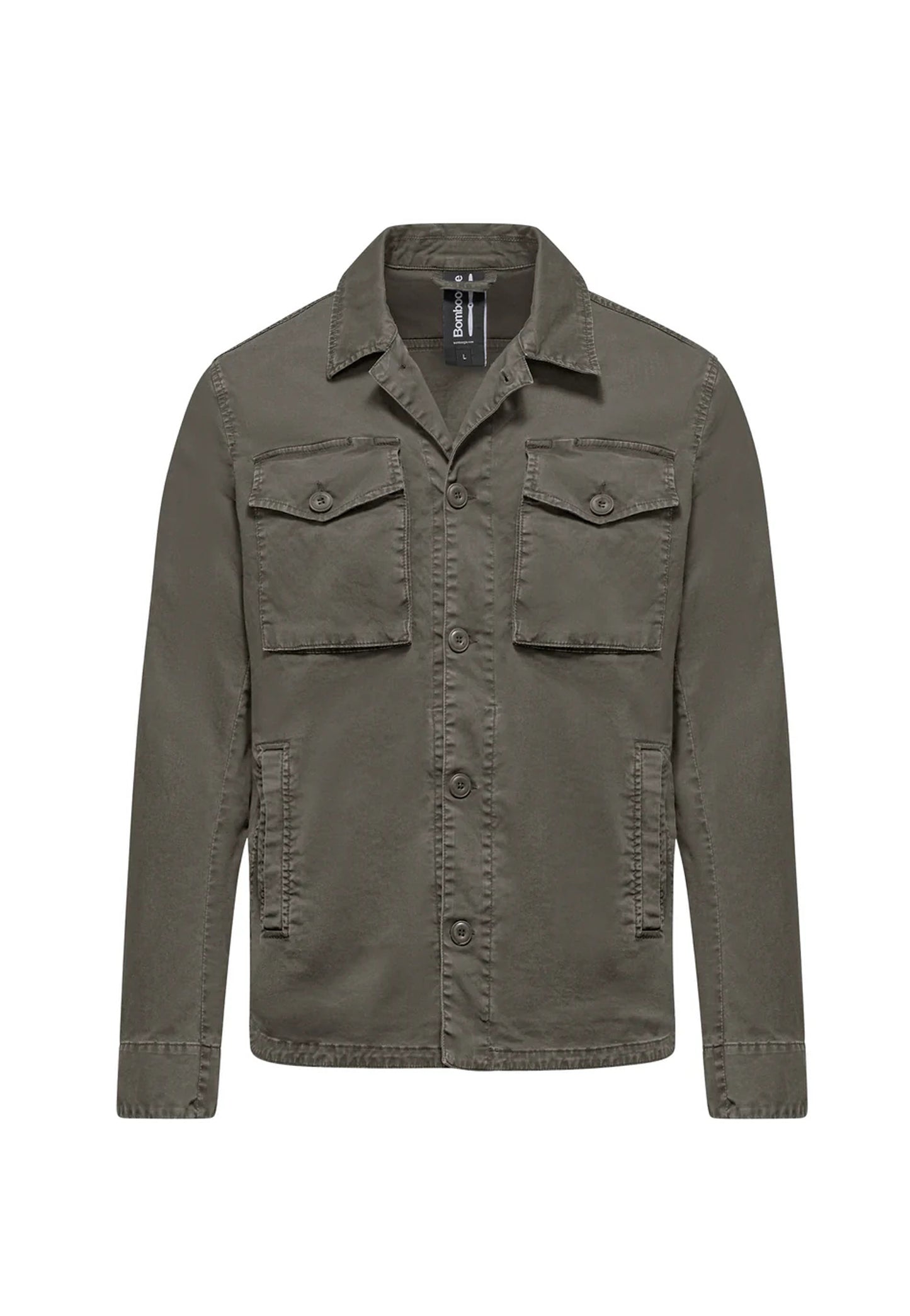 Giubbotto verde gabardina cotone leggero Bomboogie P26 JM8017GBT6 350350 BOMBOOGIE 