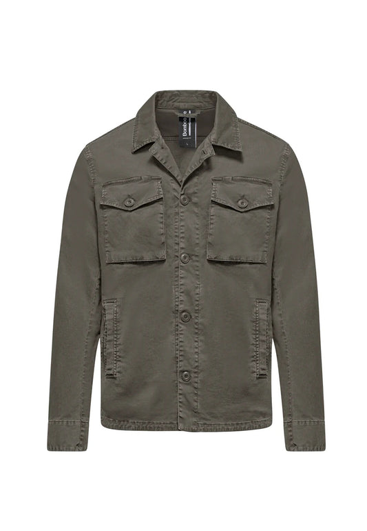 Giubbotto verde gabardina cotone leggero Bomboogie P26 JM8017GBT6 350350 BOMBOOGIE 