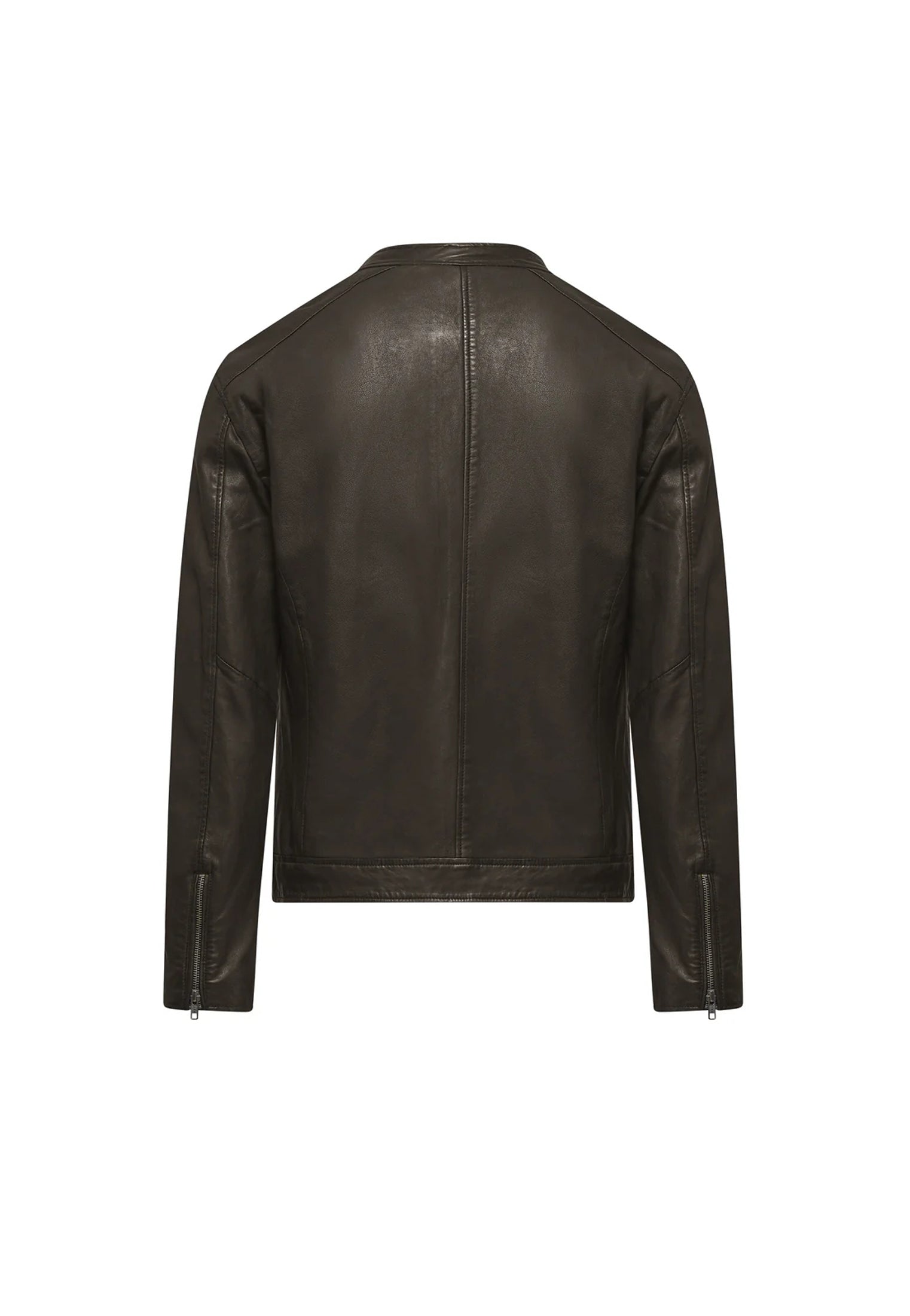 Giacca pelle agnello marrone collo coreana Bomboogie P26 JMROYLGS6 163163 BOMBOOGIE 