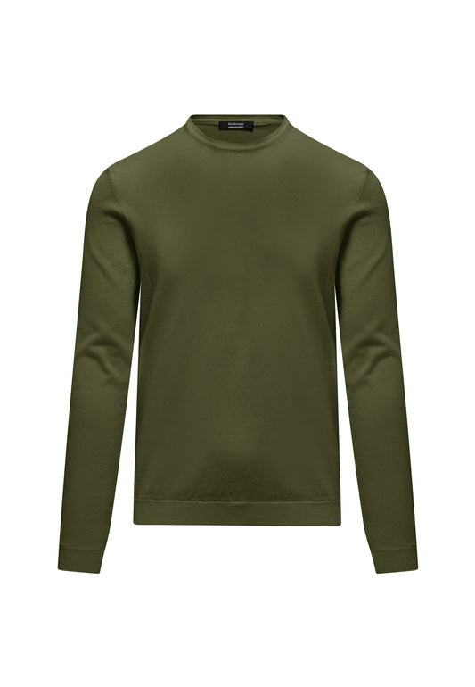 Maglia pullover girocollo verde Bomboogie P26 MM7016KTP6 30F30F BOMBOOGIE 