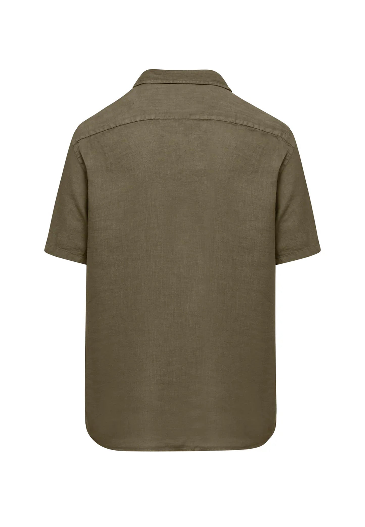 Camicia lino manica corta regular fit verde Bomboogie P26 SM7790LI2 350350 BOMBOOGIE 