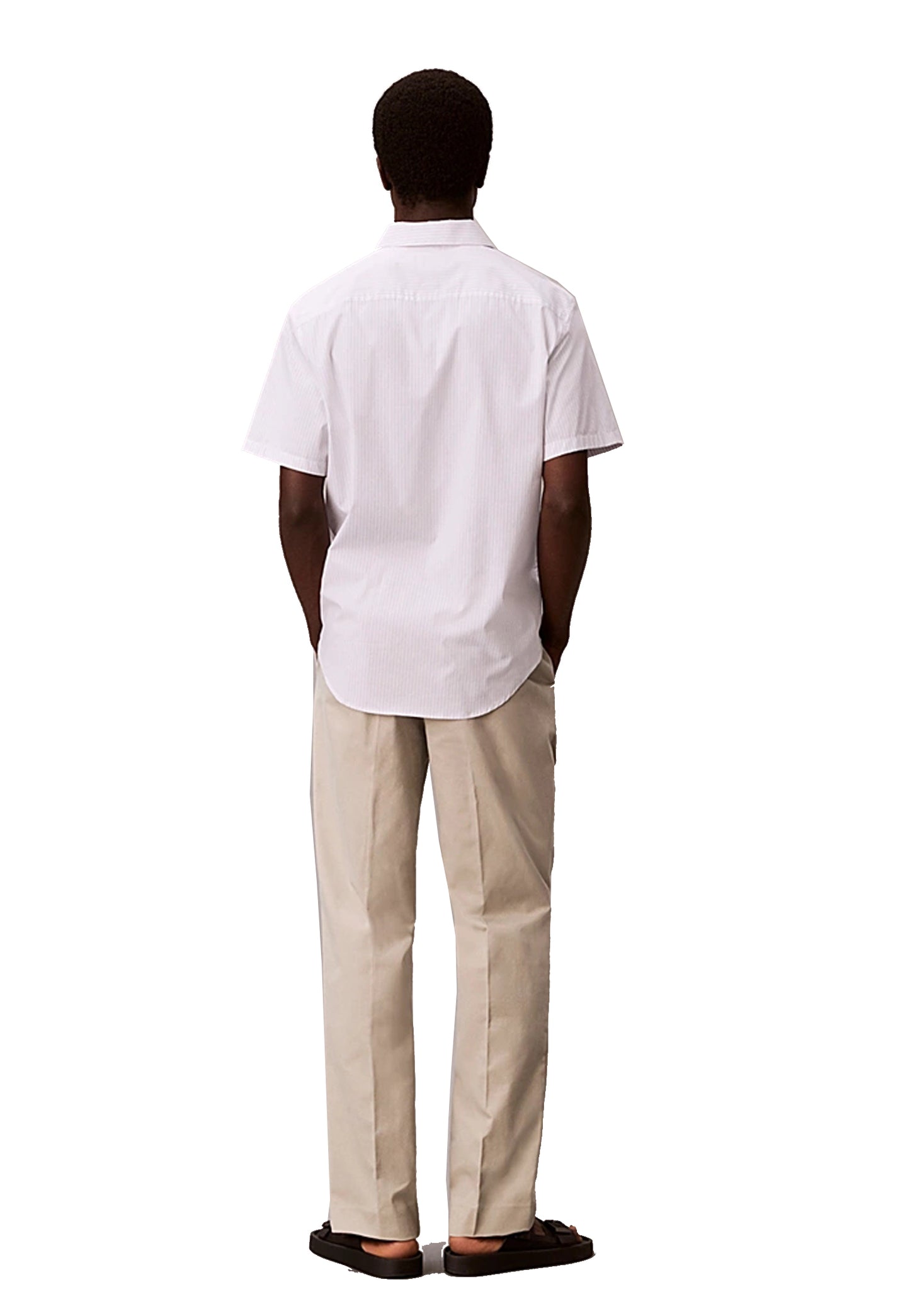 Pantaloni chino cotone beige Calvin Klein P26 LV04LF625G2F3 2F32F3 CALVIN KLEIN 