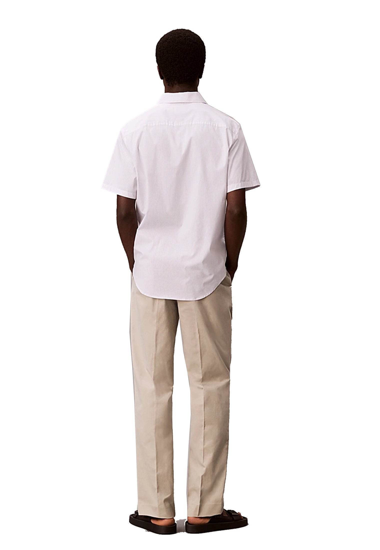 Pantaloni chino cotone beige Calvin Klein P26 LV04LF625G2F3 2F32F3 CALVIN KLEIN 