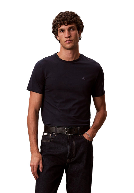 T-shirt blu scuro girocollo cotone Liquid Touch Calvin Klein P26 LV04LC240GCEF CEFCEF CALVIN KLEIN PRE 