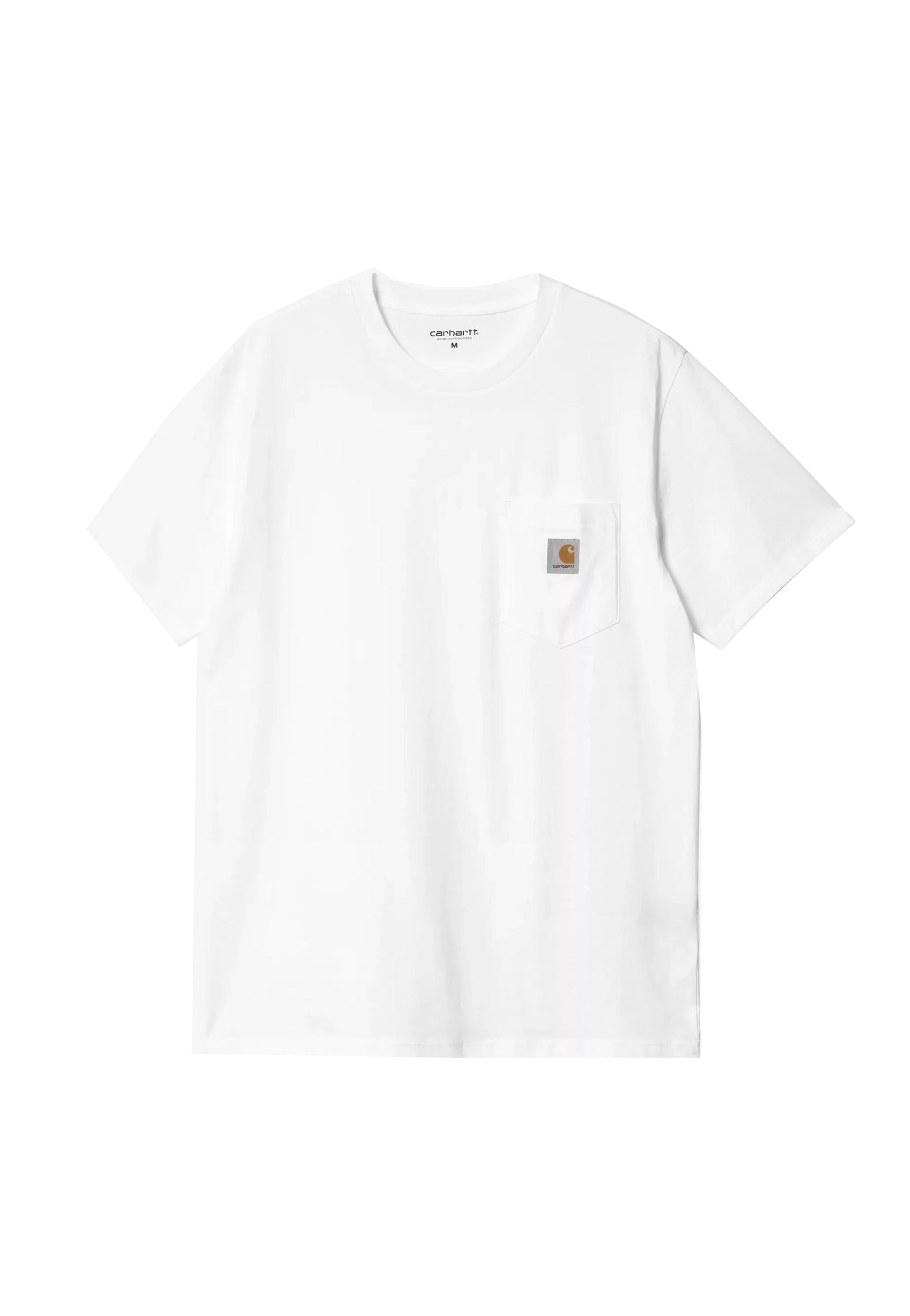 T-shirt girocollo bianca K87 con taschino Carhartt Workwear P26 103296 WHITE CARHARTT 