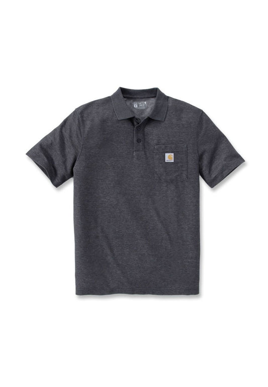 Polo cotone grigia manica corta Carhartt Workwear P26 106685 CARBON CARHARTT 