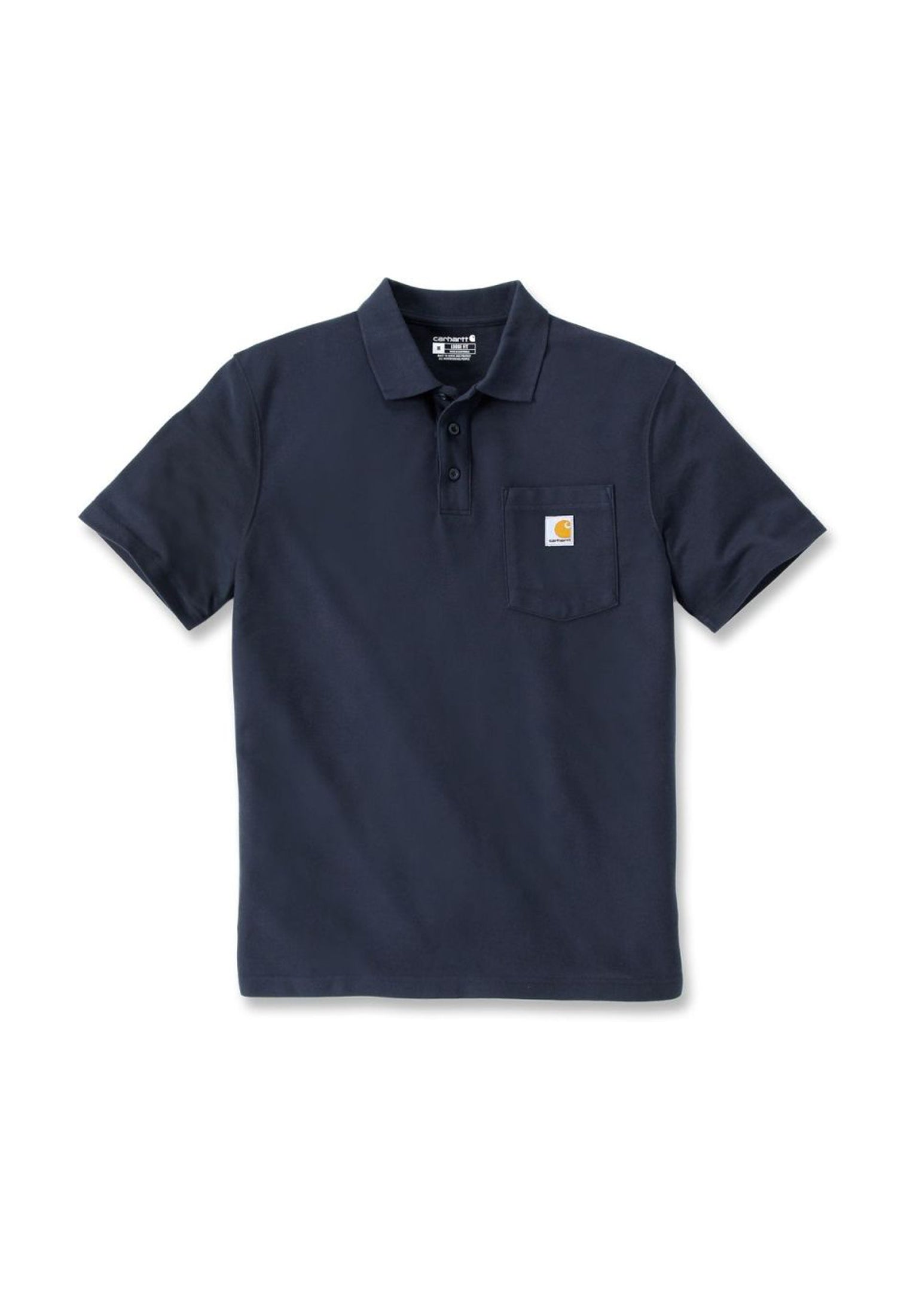 Polo cotone blu manica corta Carhartt Workwear P26 106685 NAVY CARHARTT 