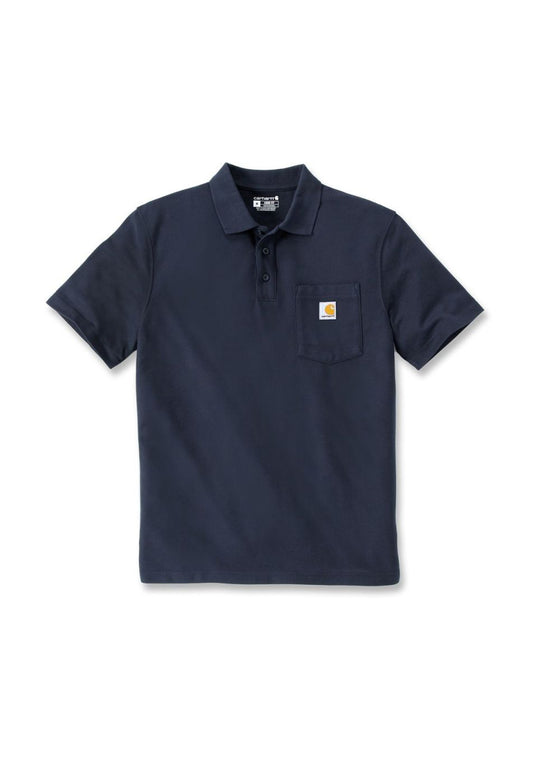 Polo cotone blu manica corta Carhartt Workwear P26 106685 NAVY CARHARTT 
