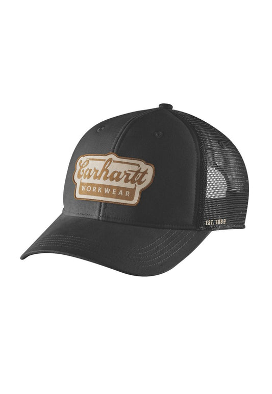 Cappello da baseball rete nero Carhartt Workwear P26 10673 BLACK CARHARTT 