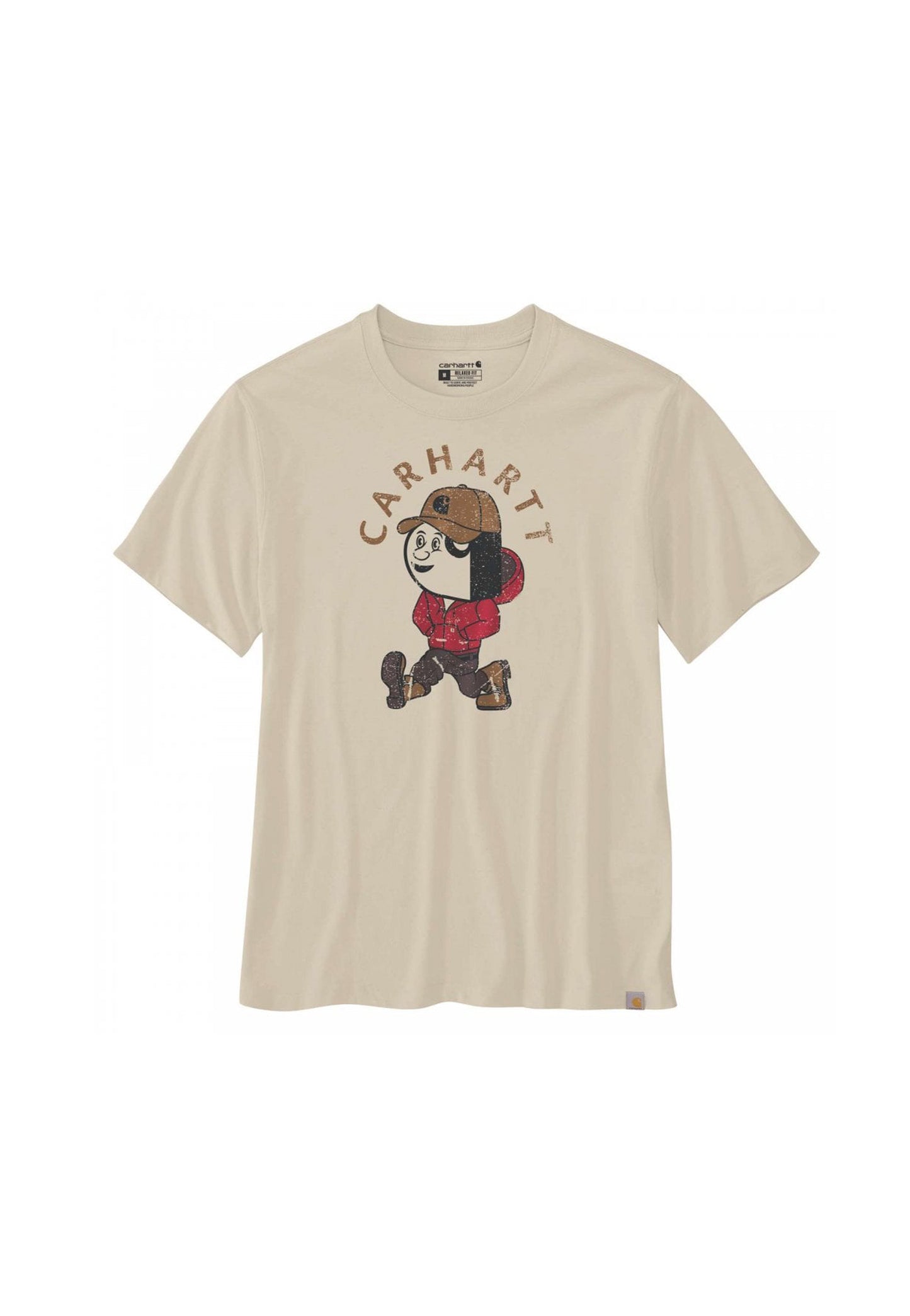 T-shirt girocollo beige cotone Carhartt Workwear P26 107051 MILK CARHARTT 
