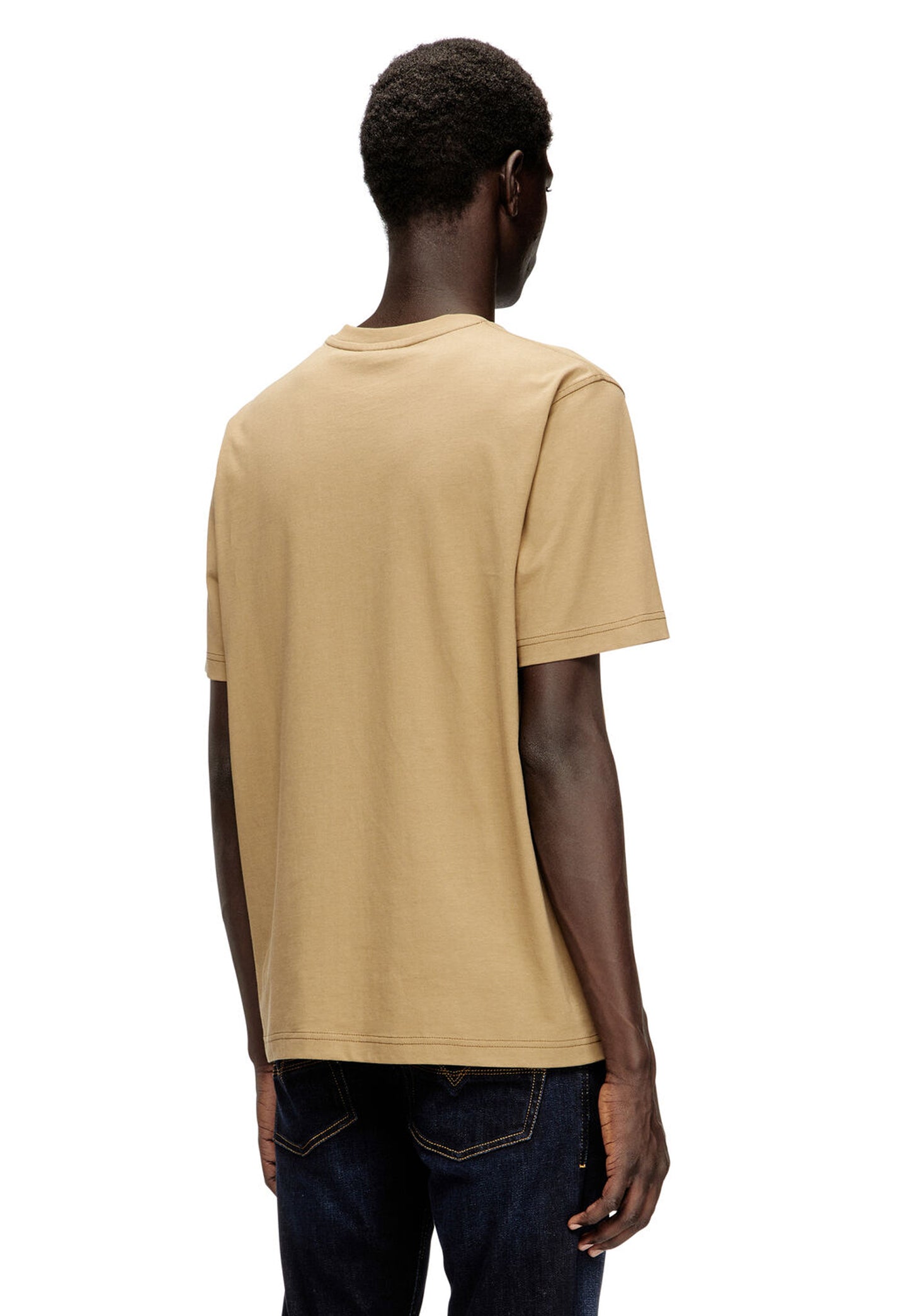 T-shirt girocollo beige cotone Diesel P26 A199710QIAM 7DG DIESEL 