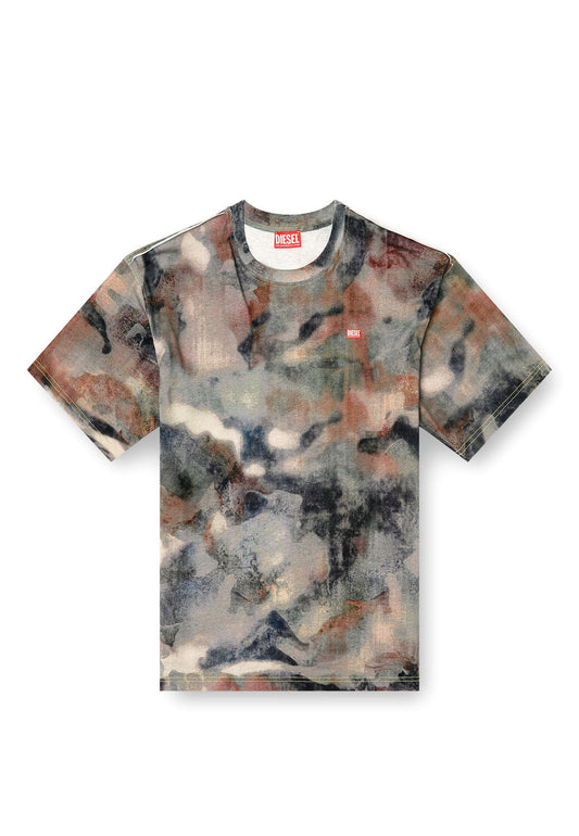 T-shirt girocollo multicolor cotone T-Boxt-V7 Diesel P26 A202130WFCV 8ATA400 DIESEL 