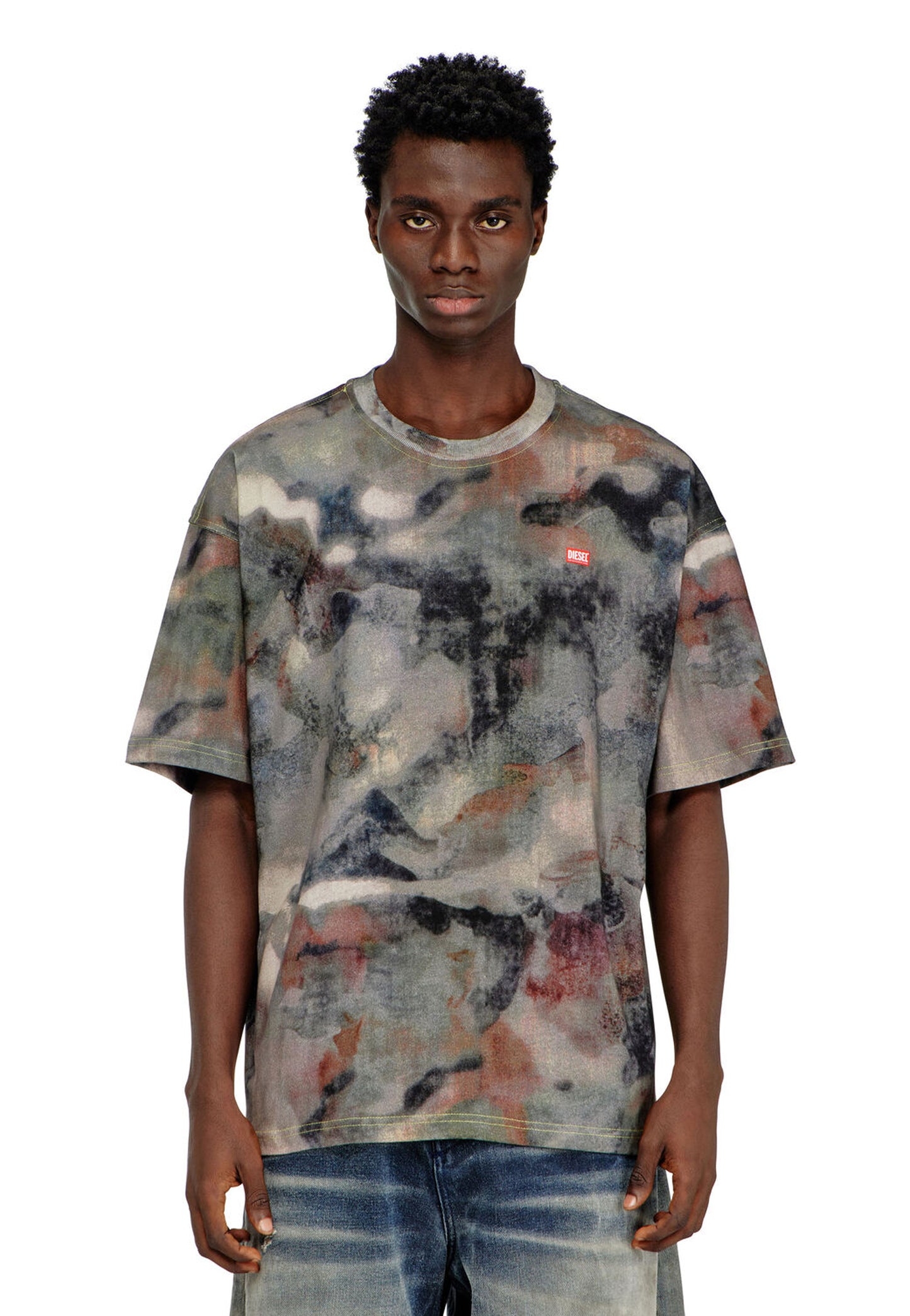 T-shirt girocollo multicolor cotone T-Boxt-V7 Diesel P26 A202130WFCV 8ATA400 DIESEL 
