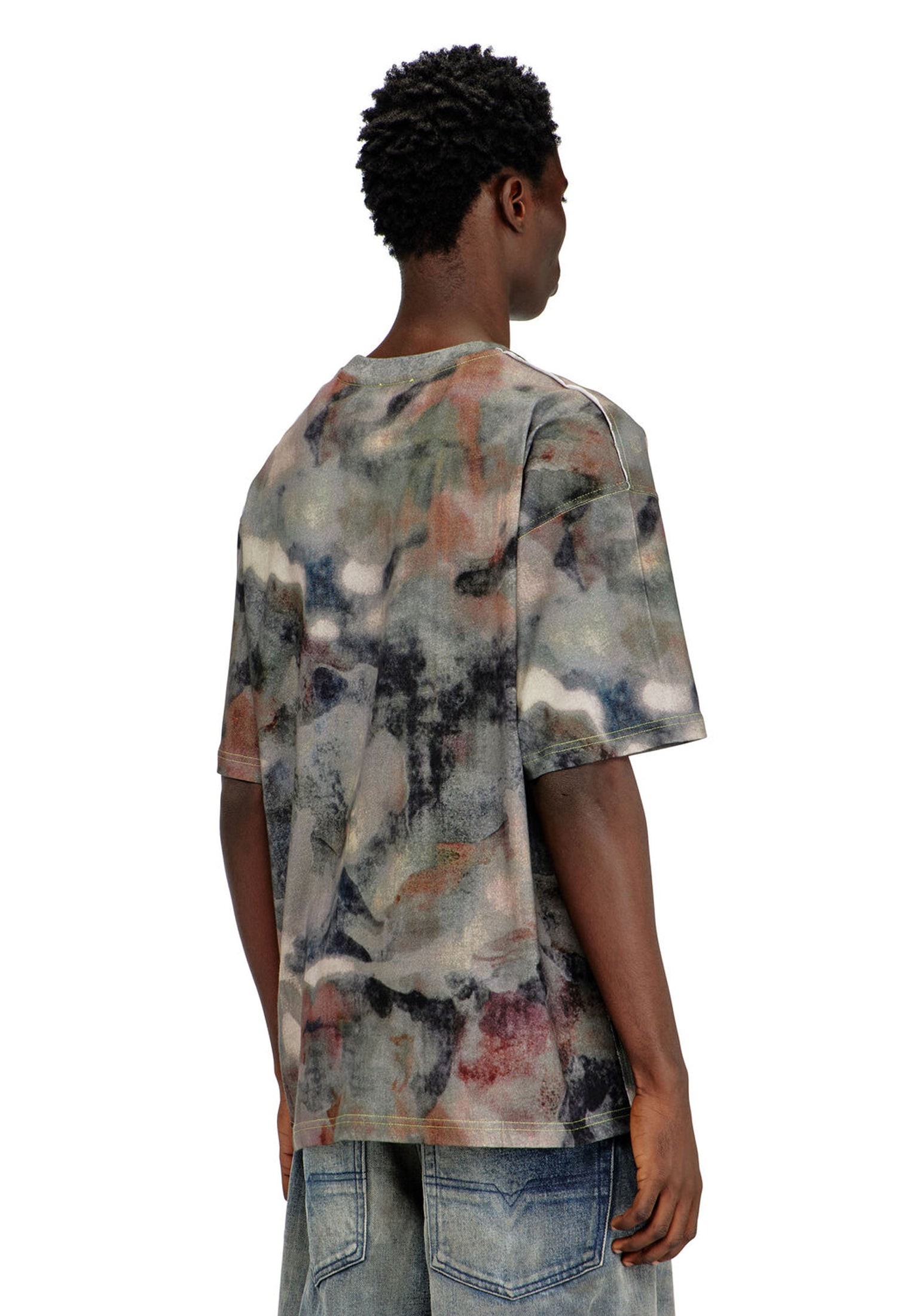 T-shirt girocollo multicolor cotone T-Boxt-V7 Diesel P26 A202130WFCV 8ATA400 DIESEL 