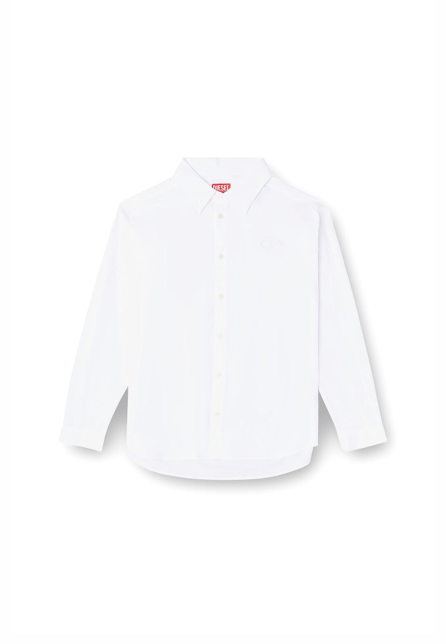 Camicia bianca popeline cotone S-Simply Diesel P26 A204720GSBH 100100 DIESEL 