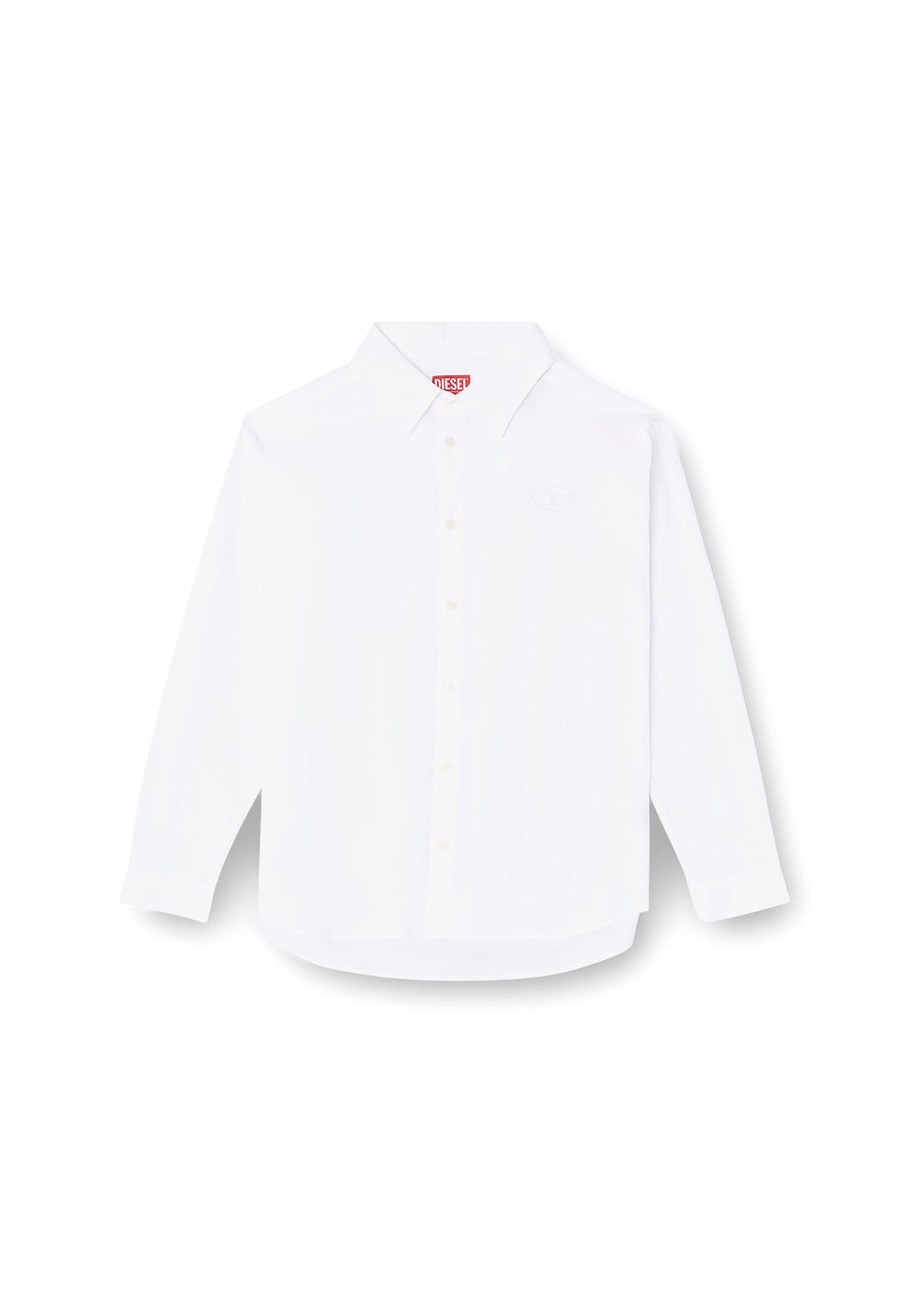 Camicia bianca popeline cotone S-Simply Diesel P26 A204720GSBH 100100 DIESEL 