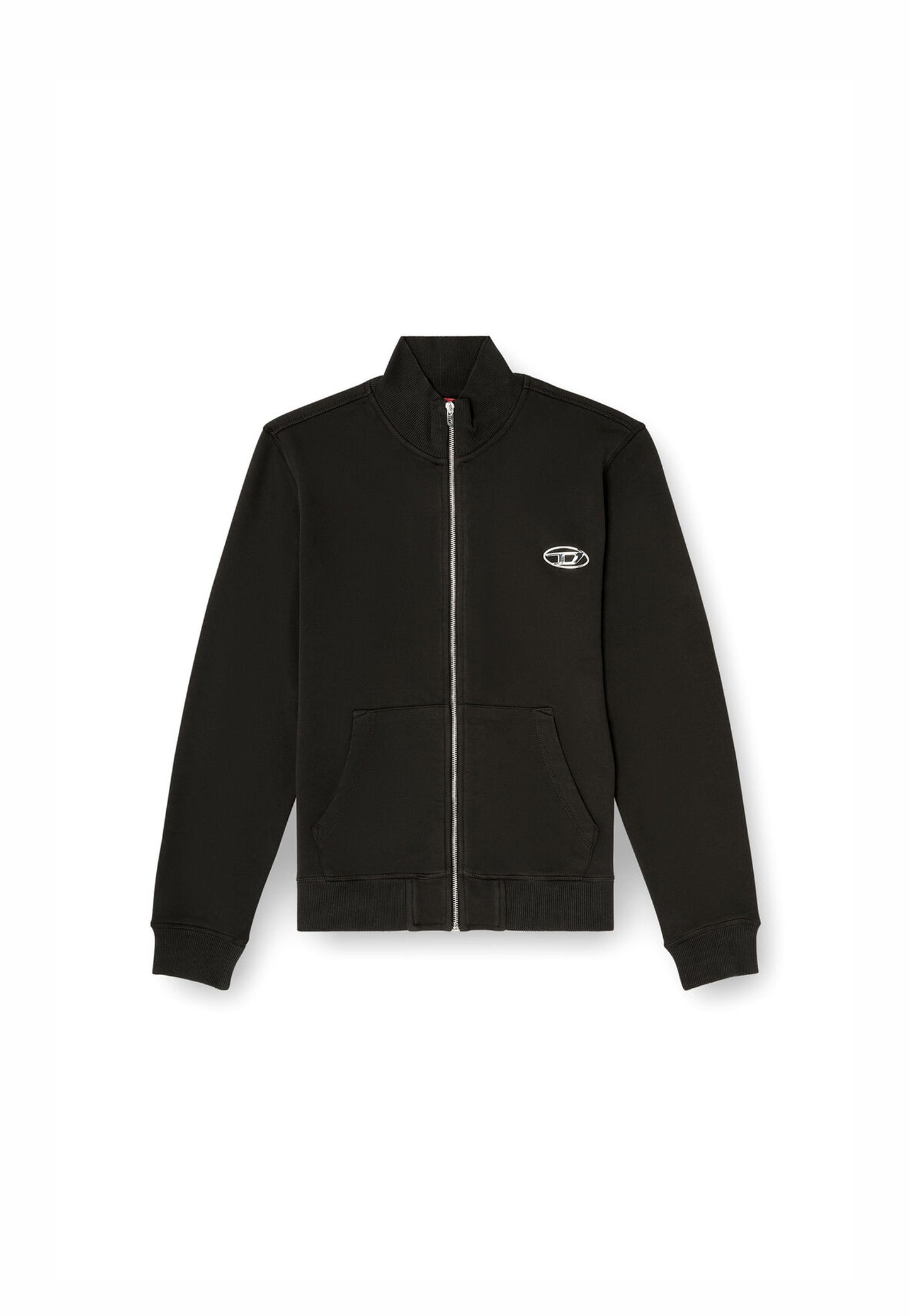 Felpa collo alto con zip nera S-Ginn Diesel P26 A218730BKBW 9001 DIESEL 