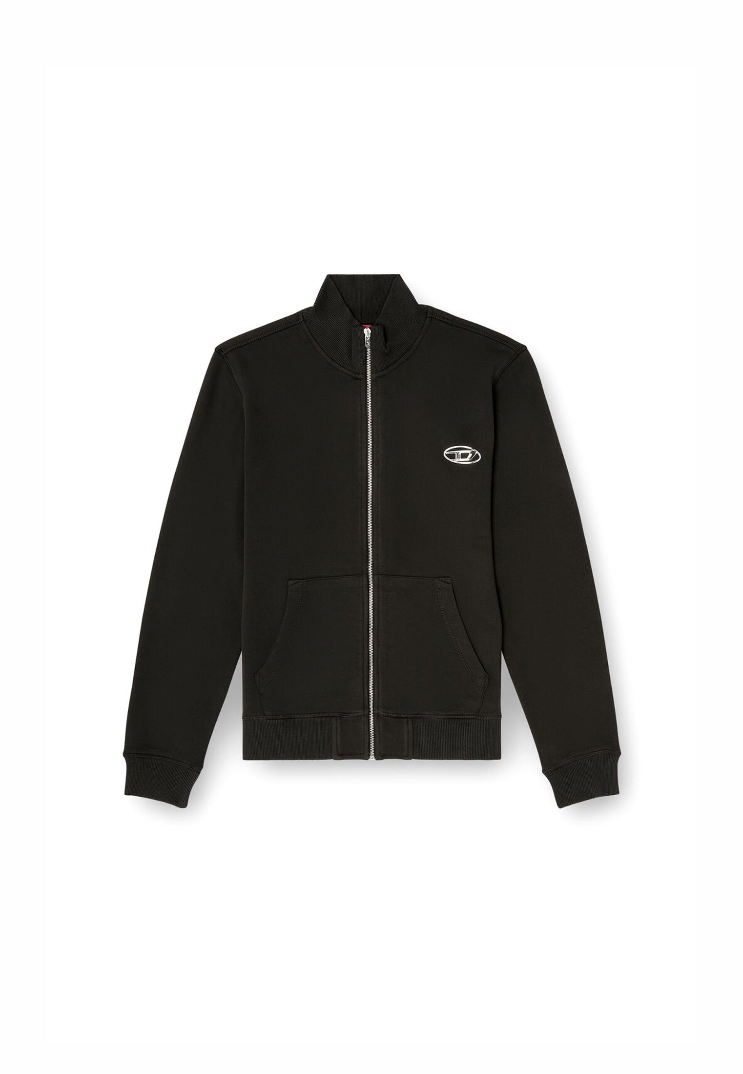 Felpa collo alto con zip nera S-Ginn Diesel P26 A218730BKBW 9001 DIESEL 