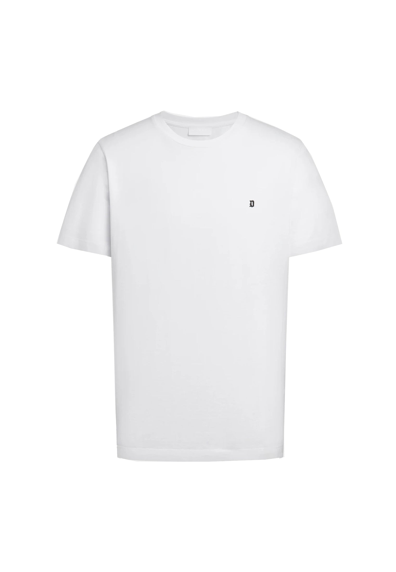 T-shirt girocollo bianca cotone regular fit Dondup P26 US198 JF0271U ZL4000 DONDUP 