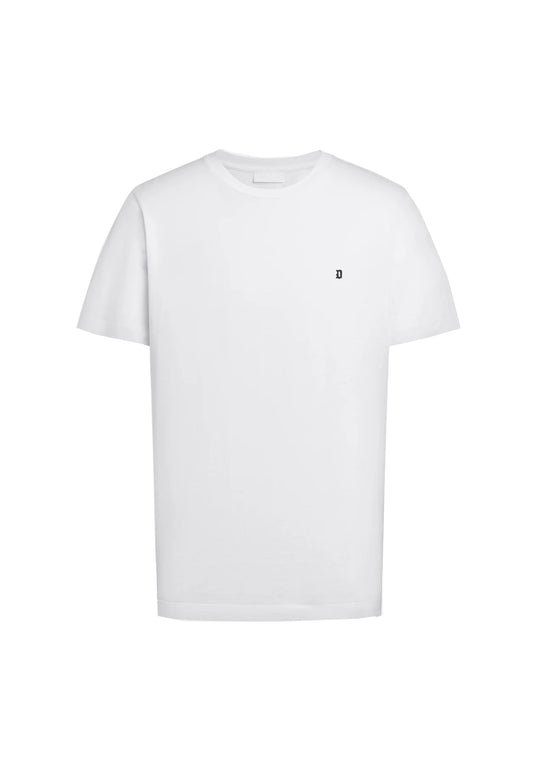 T-shirt girocollo bianca cotone regular fit Dondup P26 US198 JF0271U ZL4000 DONDUP 