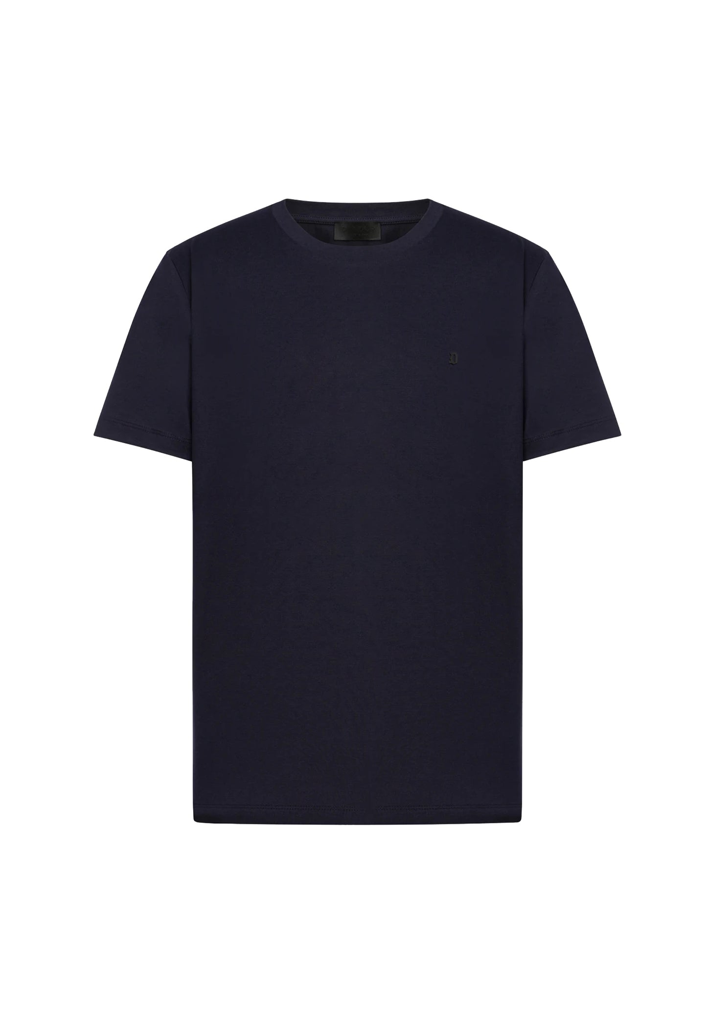 T-shirt girocollo blu cotone regular fit Dondup P26 US198 JF0271U ZL4890 DONDUP 