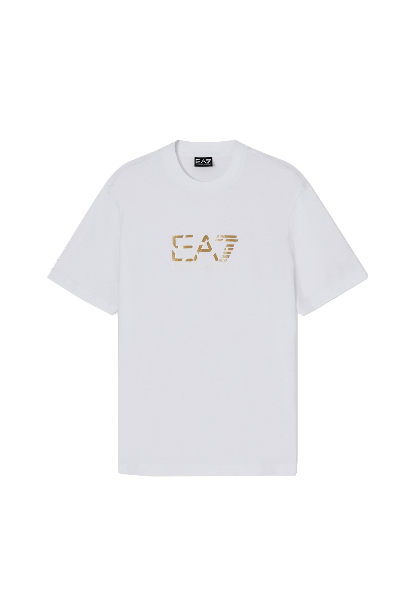 T-shirt girocollo bianca classica cotone EA7 Armani P26 7M001562 AF17789 U0002U0002 EA7 