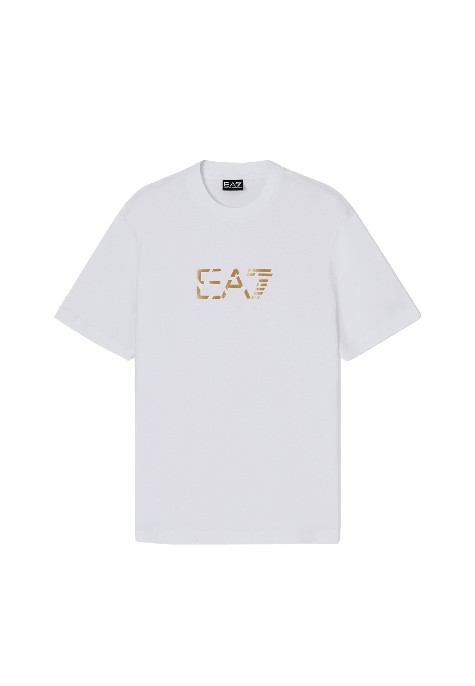 T-shirt girocollo bianca classica cotone EA7 Armani P26 7M001562 AF17789 U0002U0002 EA7 