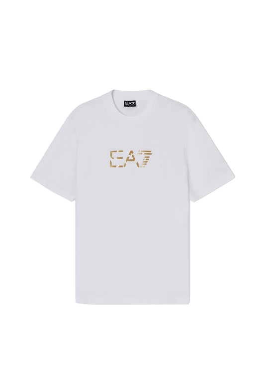 T-shirt girocollo bianca classica cotone EA7 Armani P26 7M001562 AF17789 U0002U0002 EA7 