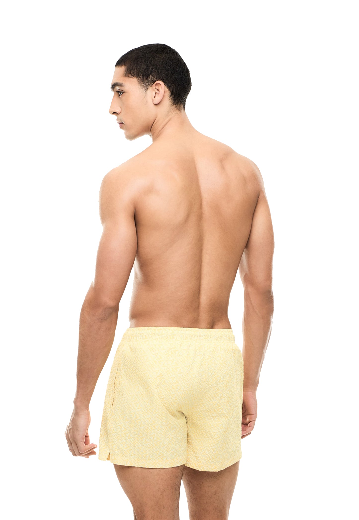 Costume boxer giallo da mare bagno Graphic EA7 Armani P26 7M001677 AF21249 M2028M2028 EA7 